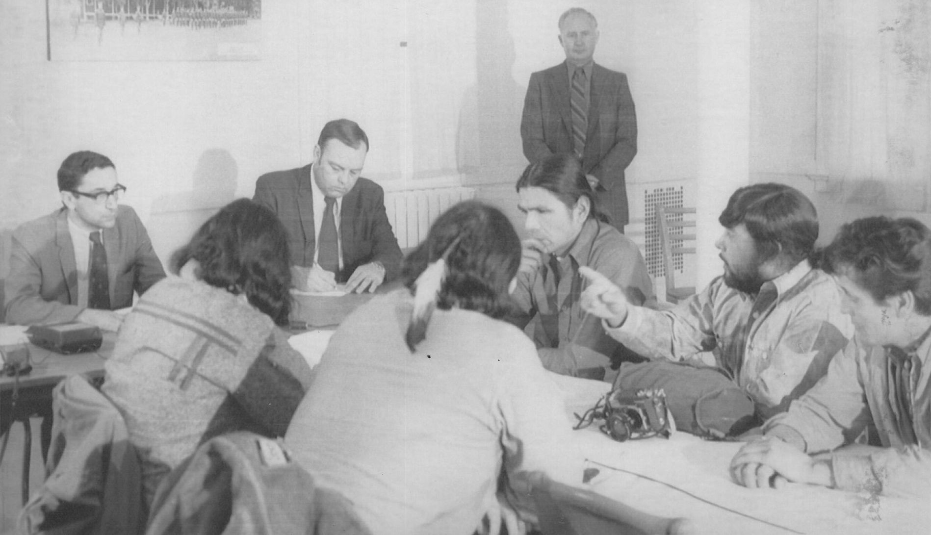 Meeting at Fort Robinson